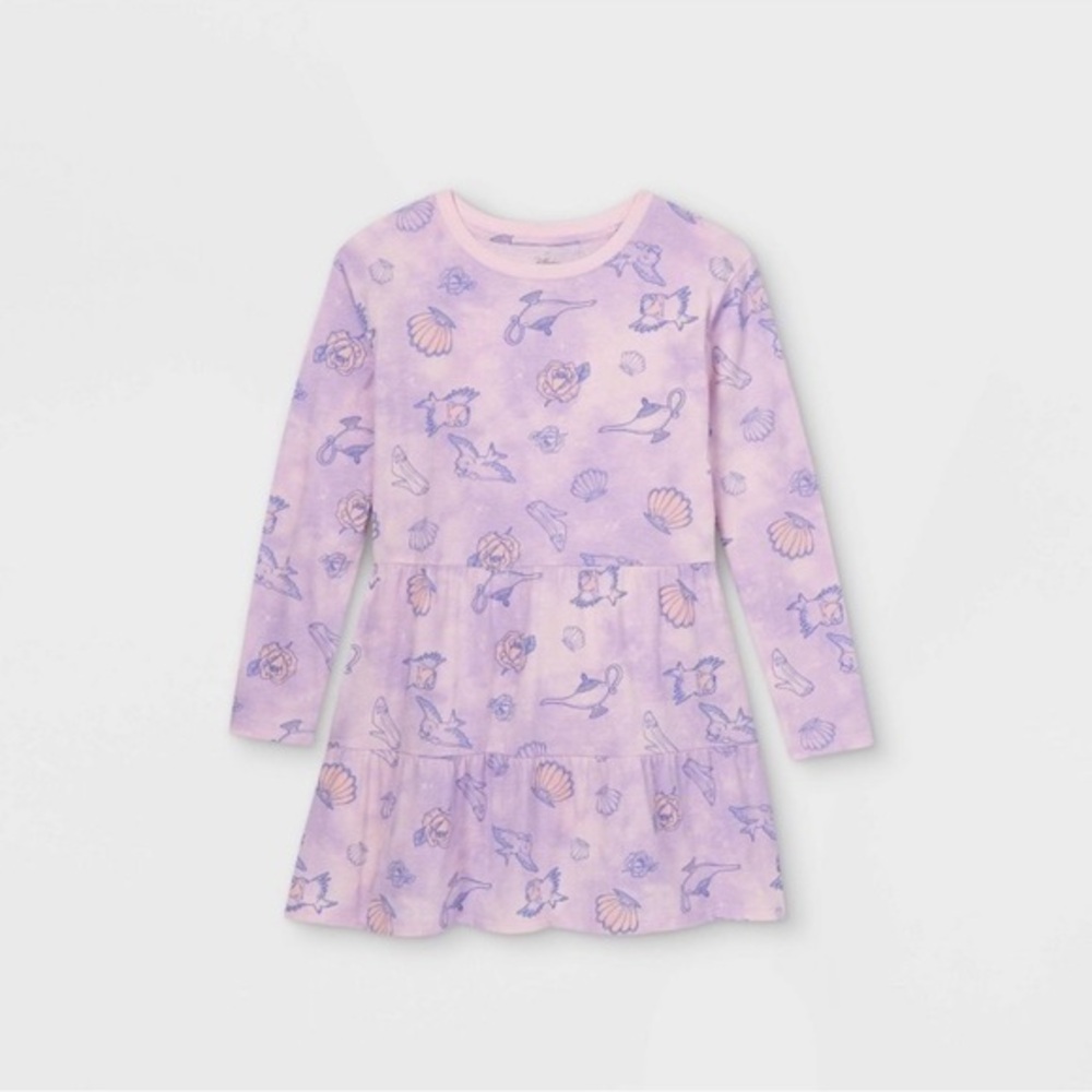 Girl Disney princess royally fierce dress purple Large
